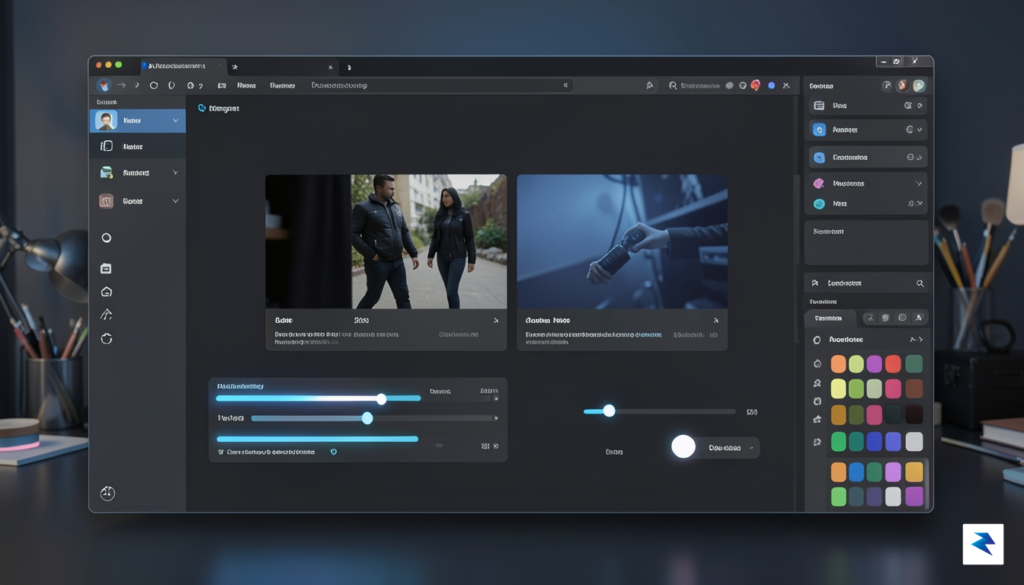 A conceptual digital illustration showing a clean, high-tech interface where&hellip;