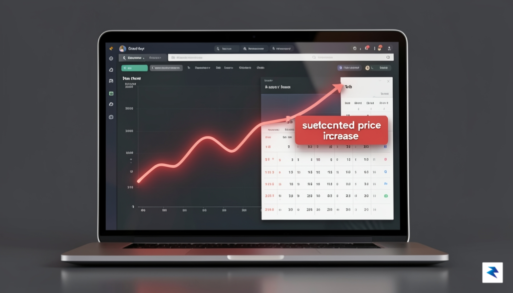 A digital dashboard display on a laptop screen showing a&hellip;