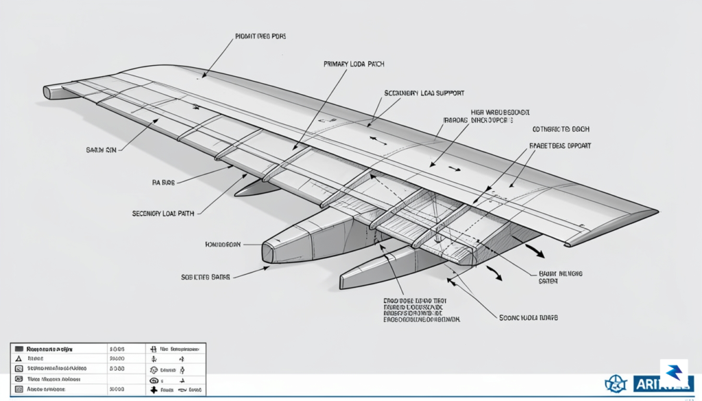 A detailed technical diagram showing the internal rib structure of&hellip;