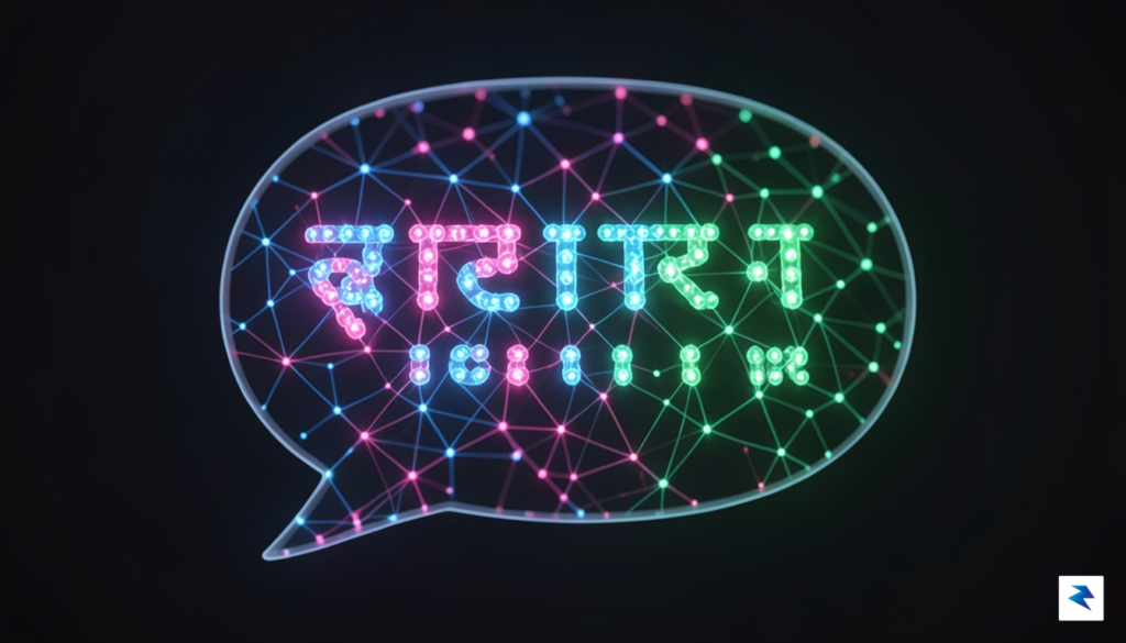 A close-up, high-tech visualization of neural network nodes glowing in&hellip;