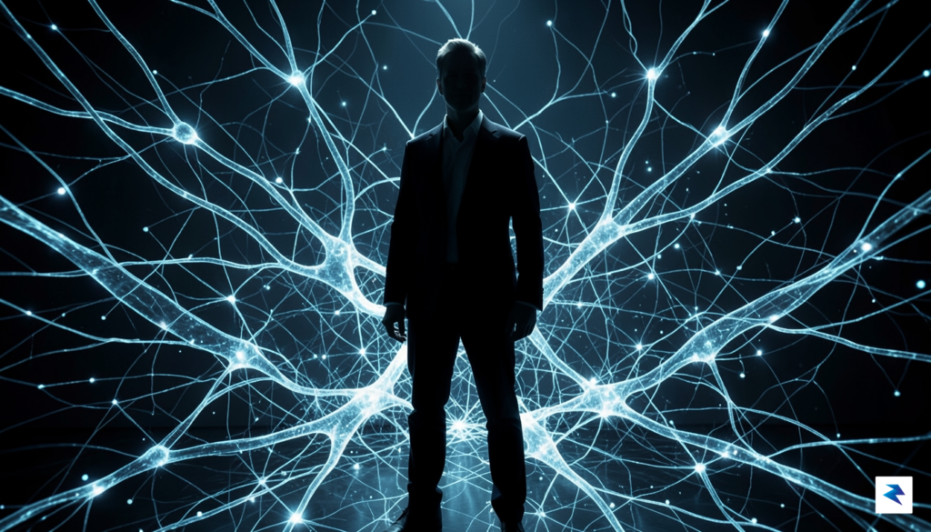 A dramatic, stylized image depicting a silhouette of a person&hellip;