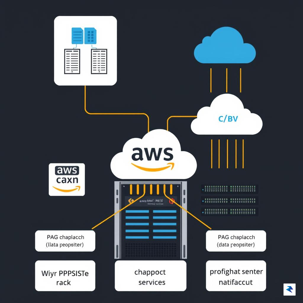 A detailed schematic showing AWS Trainium and Inferentia chips integrated…