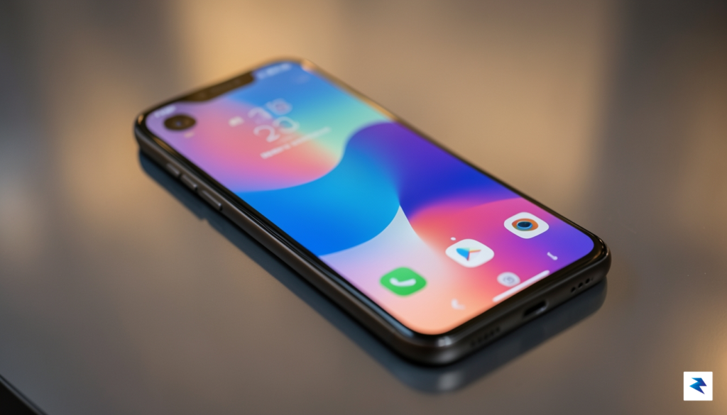 A sleek, close-up shot of a Google Pixel 9 Pro…