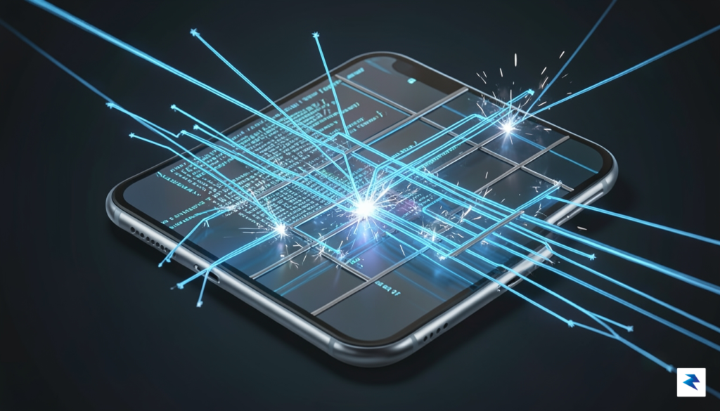 A conceptual digital illustration showing a complex network of glowing&hellip;