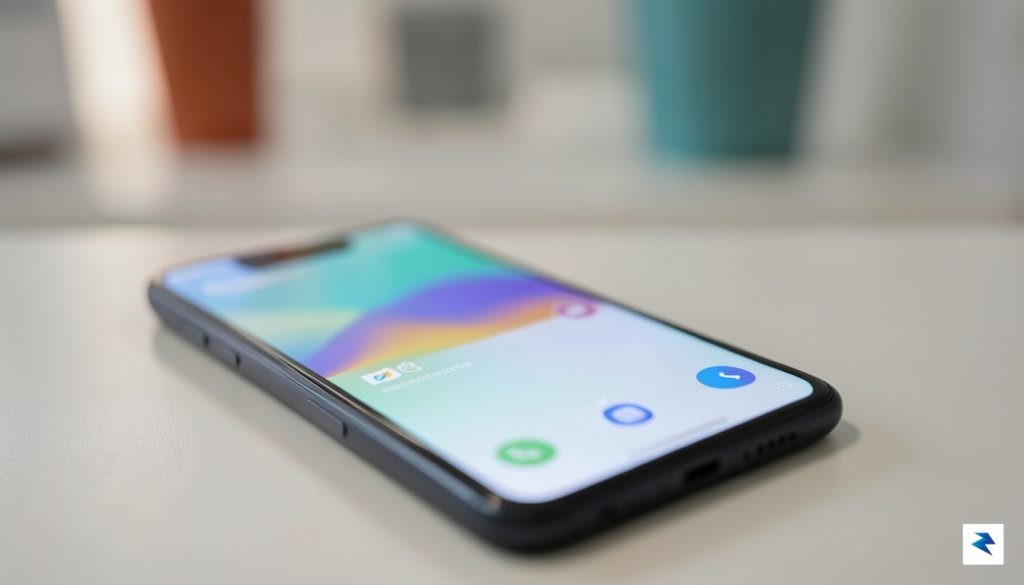A close-up, high-definition photograph of a Google Pixel smartphone screen&hellip;