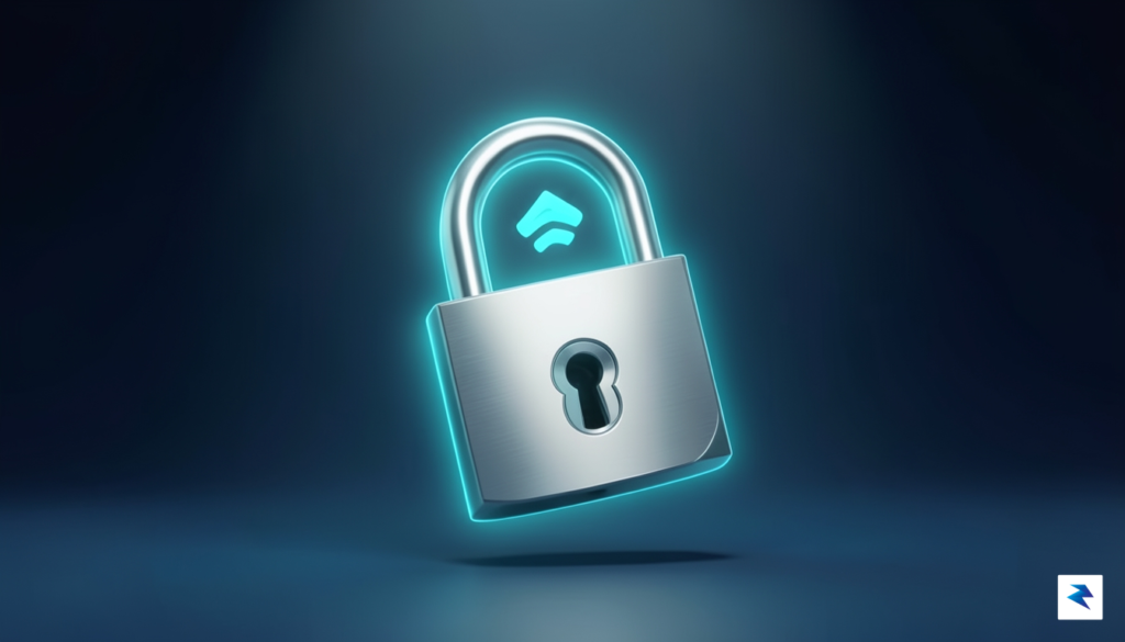 A conceptual digital illustration showing a glowing Bluetooth icon being&hellip;