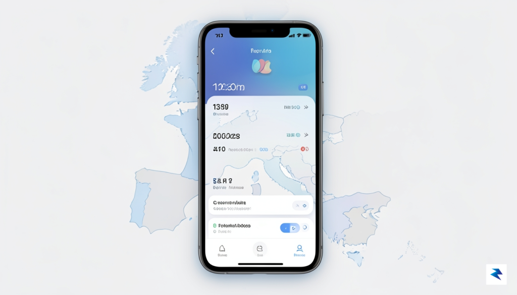 A clean, professional digital illustration showing a secure digital wallet&hellip;
