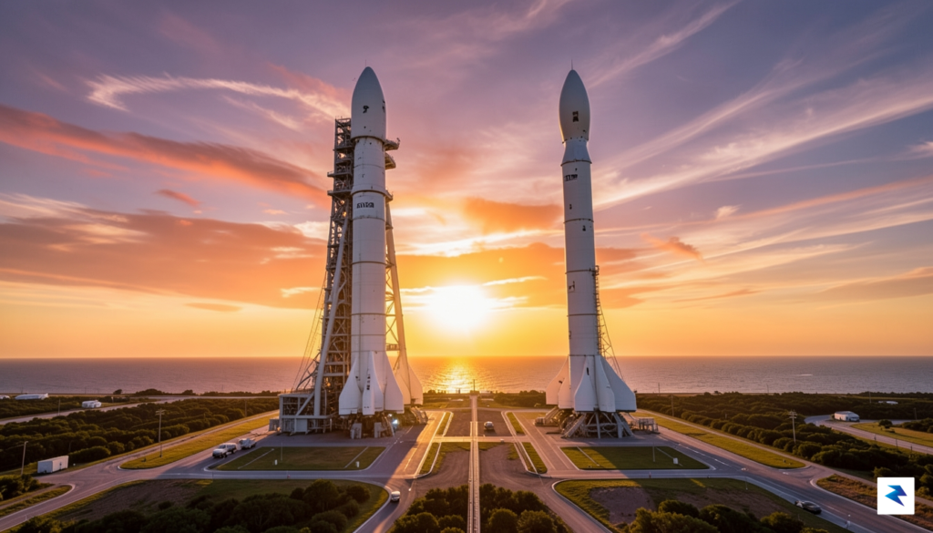 A wide-angle, cinematic shot showing the scale comparison between a&hellip;