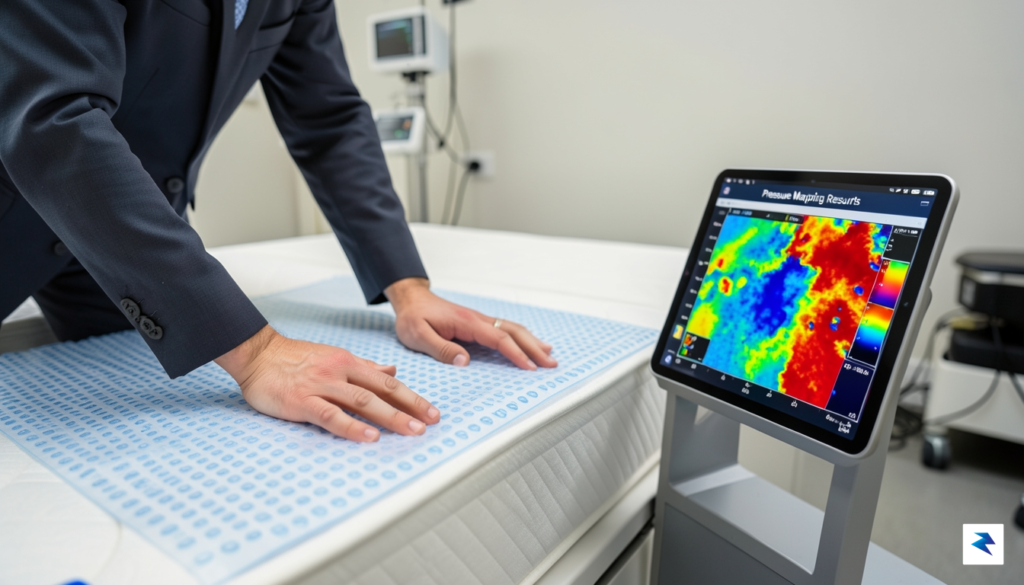 A close-up, high-definition shot of a professional tester using a&hellip;