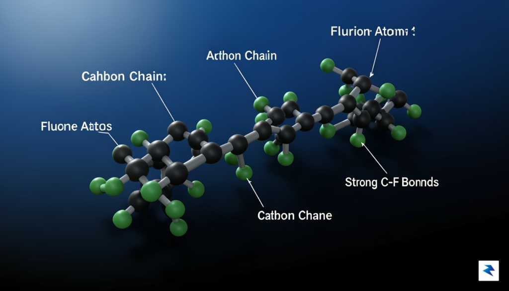 A 3D scientific visualization of a molecular structure showing a&hellip;