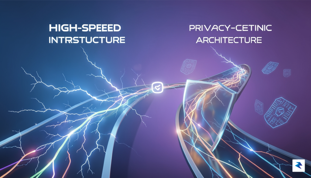 A conceptual digital illustration showing a bifurcated path, with one&hellip;