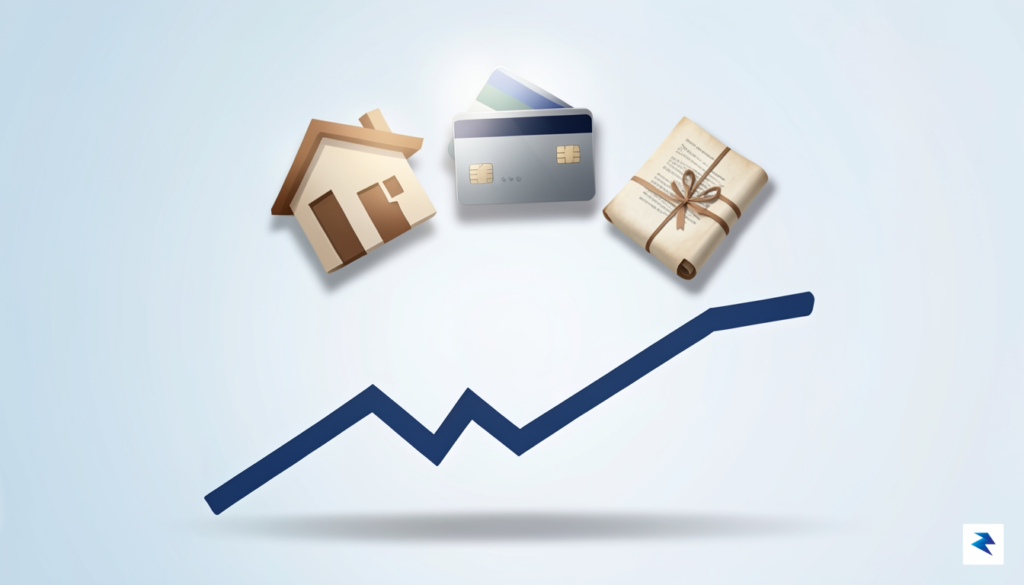 A conceptual digital illustration showing a steady, flat line on…