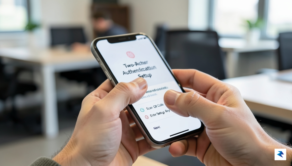 A close-up, high-quality photograph of a person&rsquo;s hands using a&hellip;