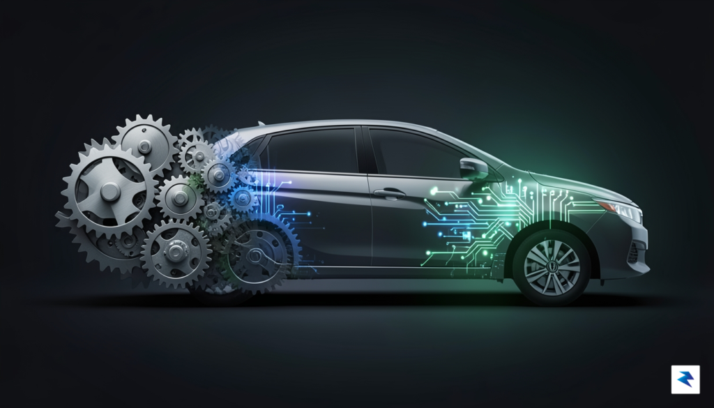 A sleek, modern graphic showing a silhouette of a Honda&hellip;