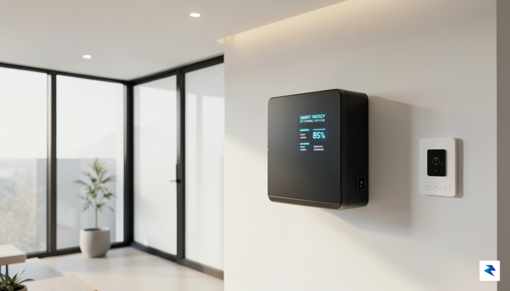 A modern residential home interior showing a sleek, wall-mounted high-capacity&hellip;