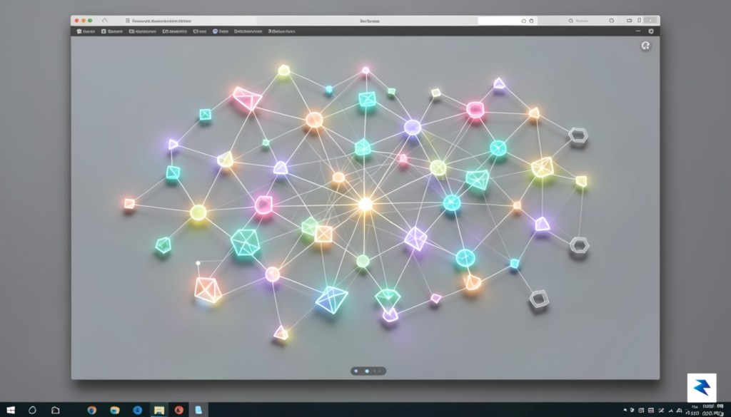A conceptual illustration showing a digital interface being mapped by&hellip;