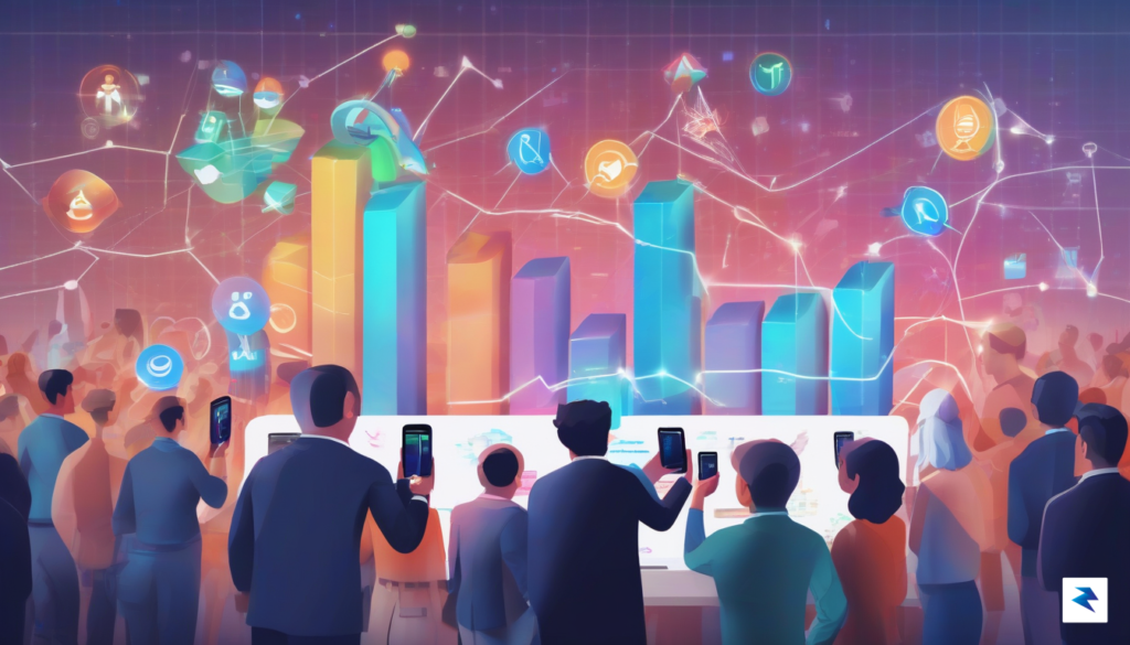 A digital illustration showing a professional analyst looking at a&hellip;