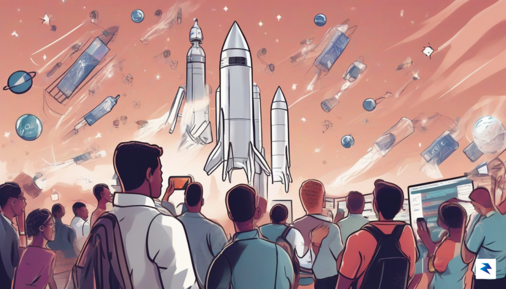 A digital illustration showing a diverse group of people using&hellip;