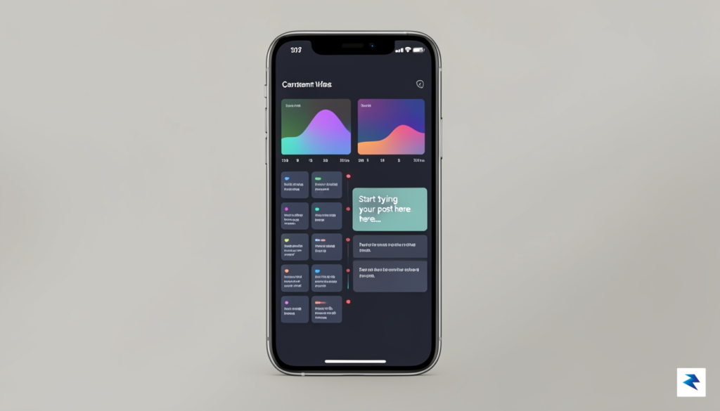 A sleek, modern digital interface on a smartphone screen showing&hellip;
