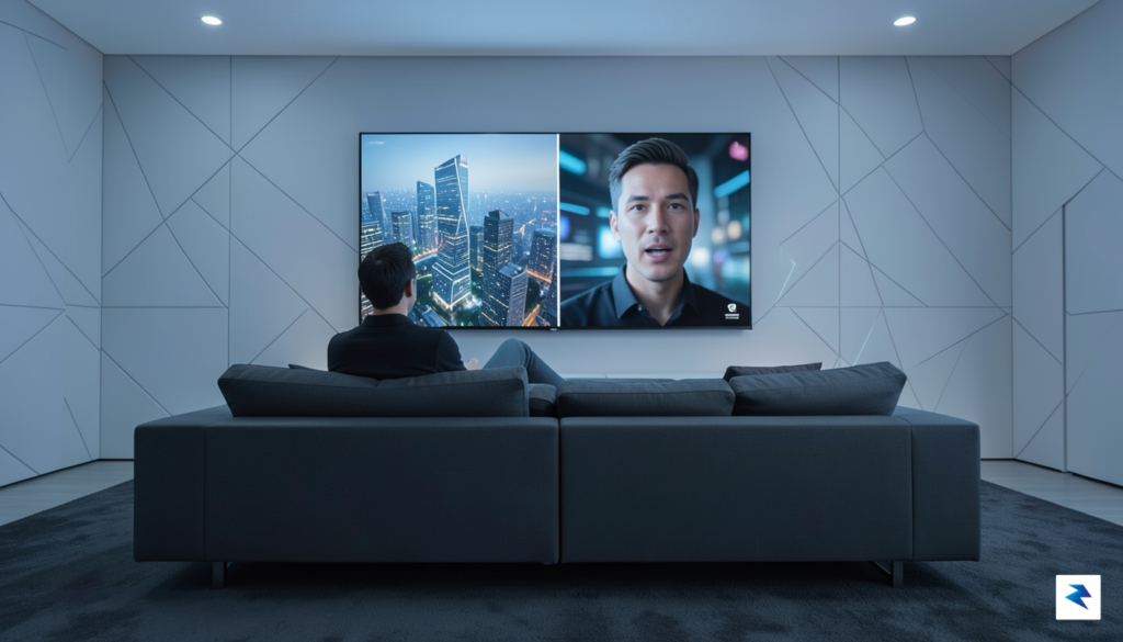 The Psychological Mechanics of Vertical Video on Big Screens