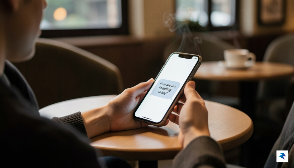 A close-up shot of a smartphone screen displaying an AI-generated&hellip;
