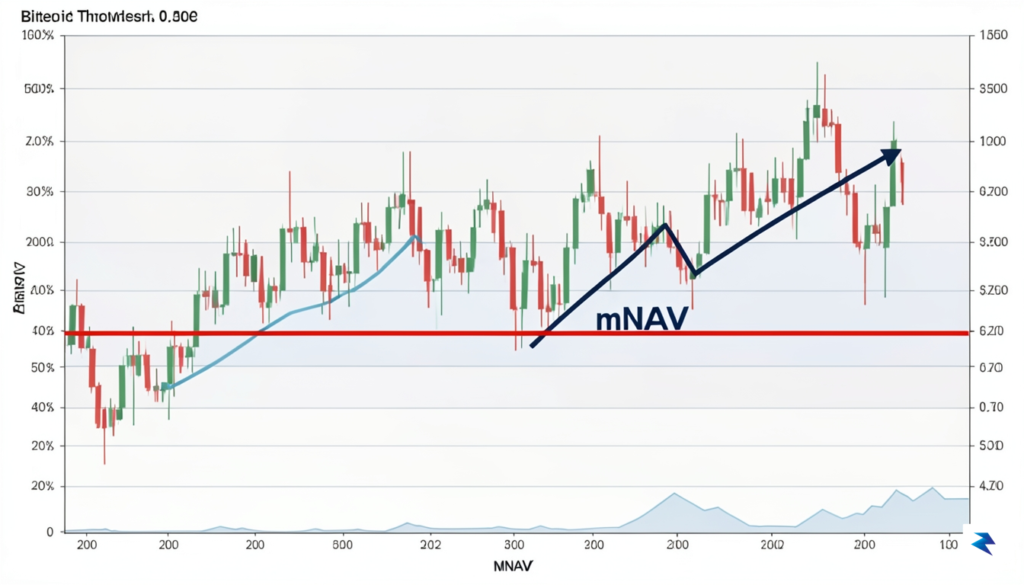 A data visualization chart showing a downward trending line labeled&hellip;