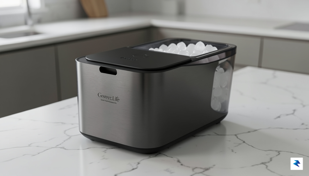 A close-up, high-angle shot of the GoveeLife Smart Nugget Ice&hellip;