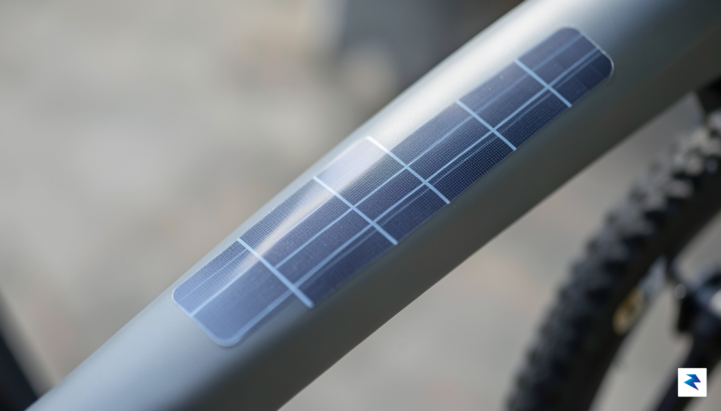 A close-up, high-detail photograph of a bicycle frame showing the&hellip;