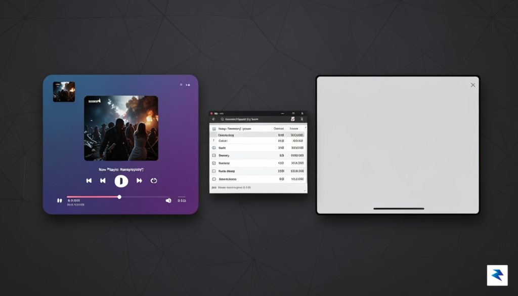 A clean, minimalist desktop workspace showing a side-by-side comparison of&hellip;