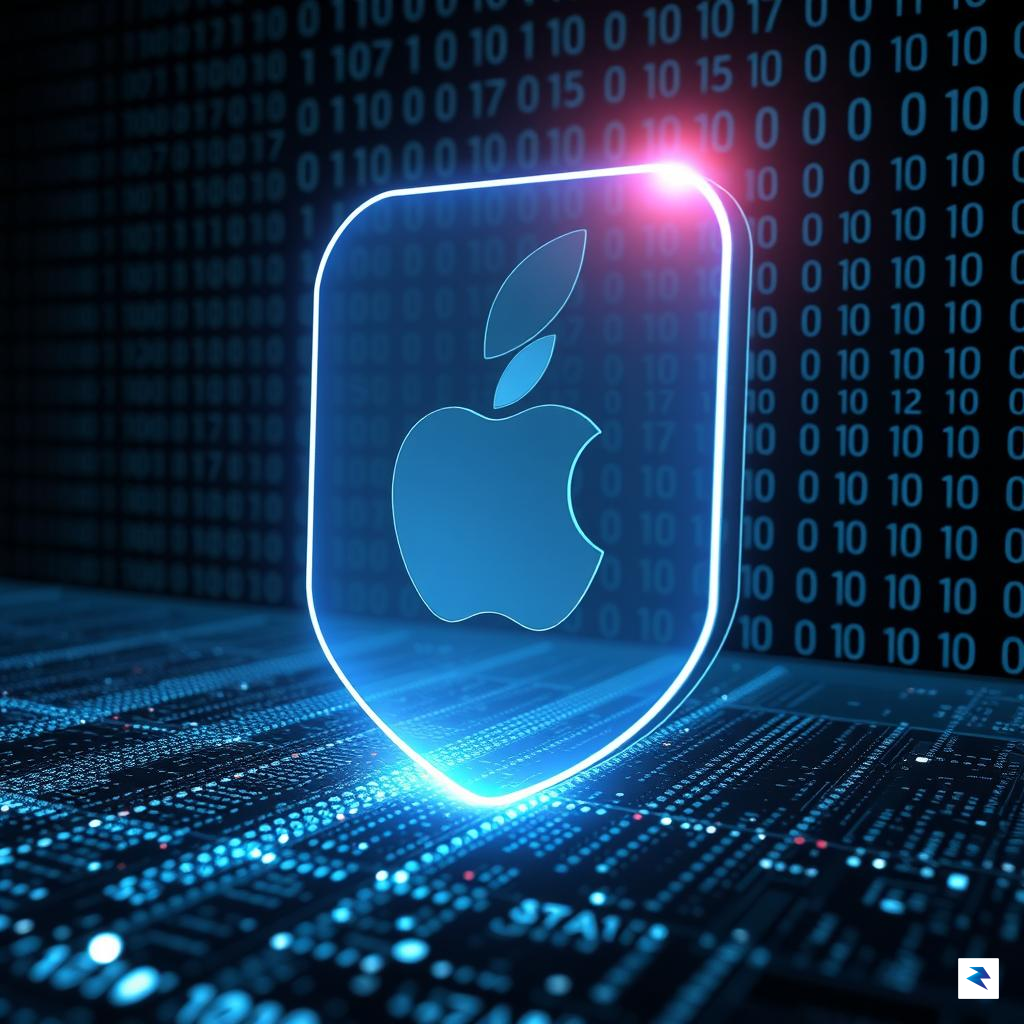 A sleek, high-tech conceptual visualization showing digital data packets being…