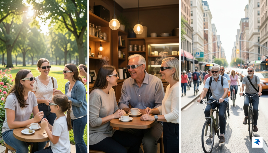 A diverse group of people from different age groups and…