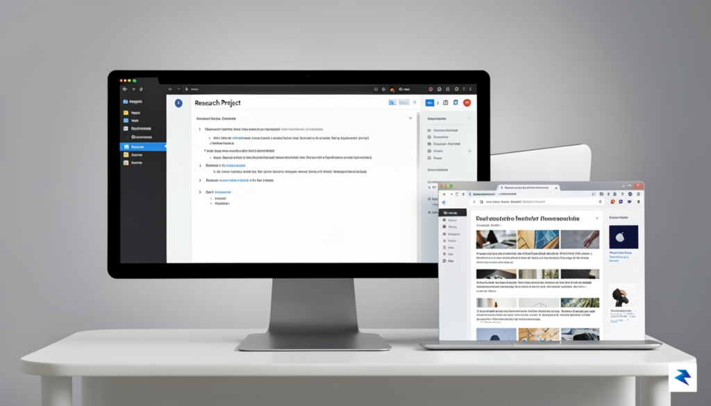 A clean, modern desktop setup showing an open Obsidian window&hellip;