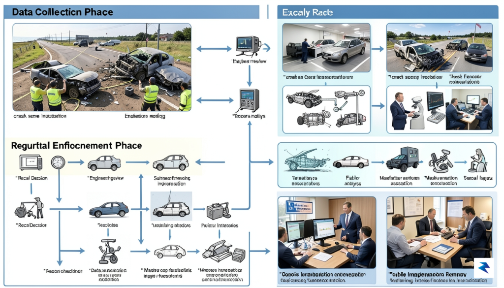 A detailed diagram showing the workflow between a federal crash&hellip;