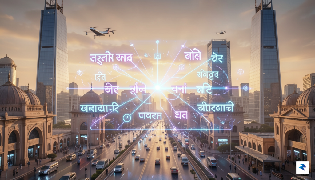 A vibrant, high-tech conceptual illustration showing a digital interface weaving&hellip;