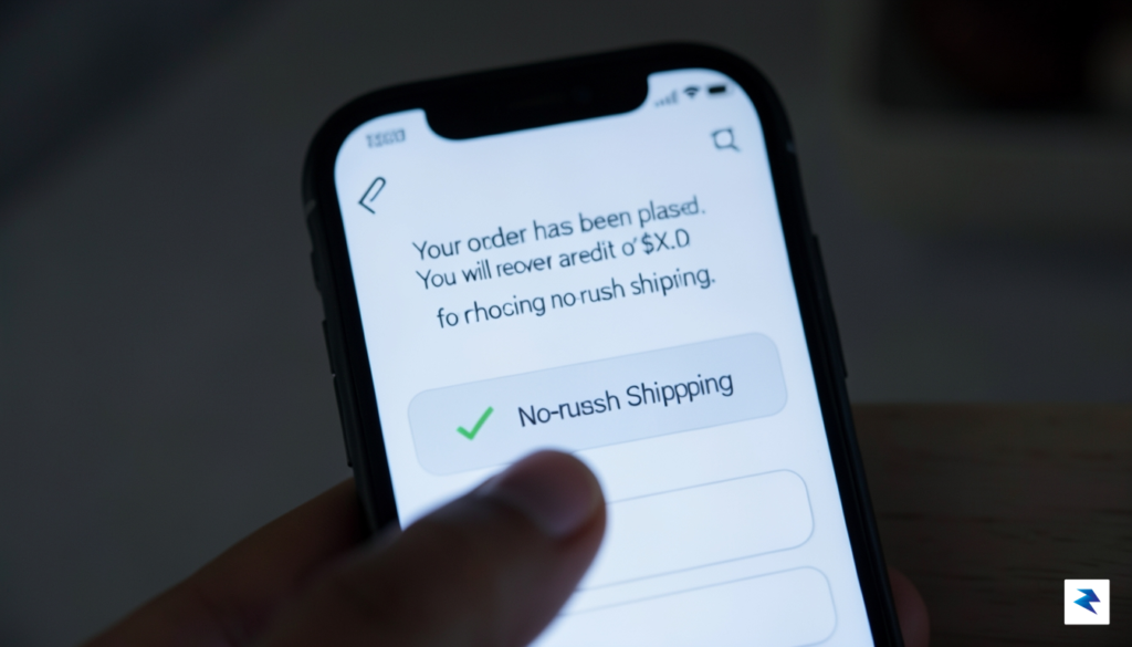 A close-up shot of a smartphone screen showing a user&hellip;