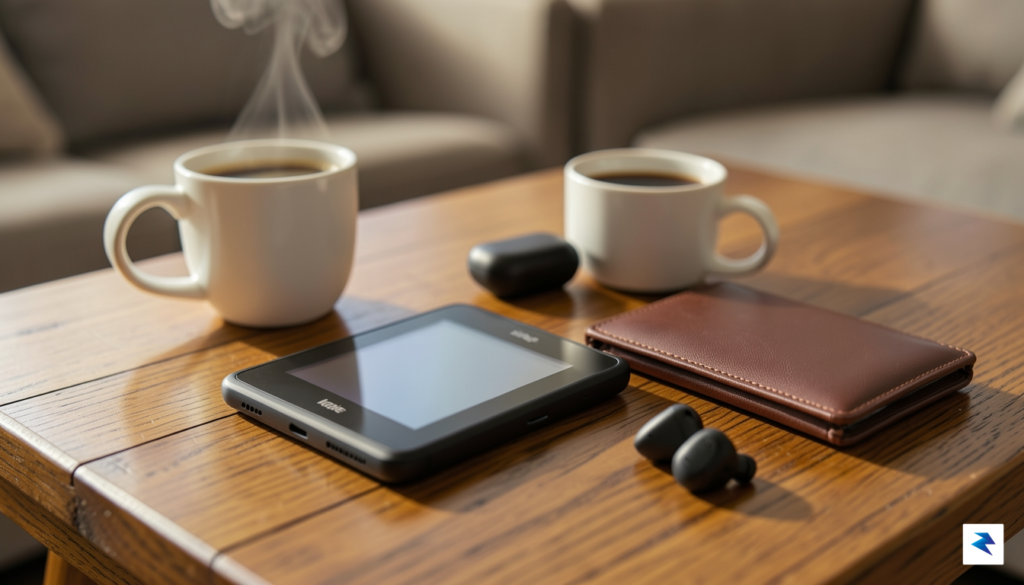 A close-up, high-quality photograph of a Kindle Paperwhite resting on&hellip;