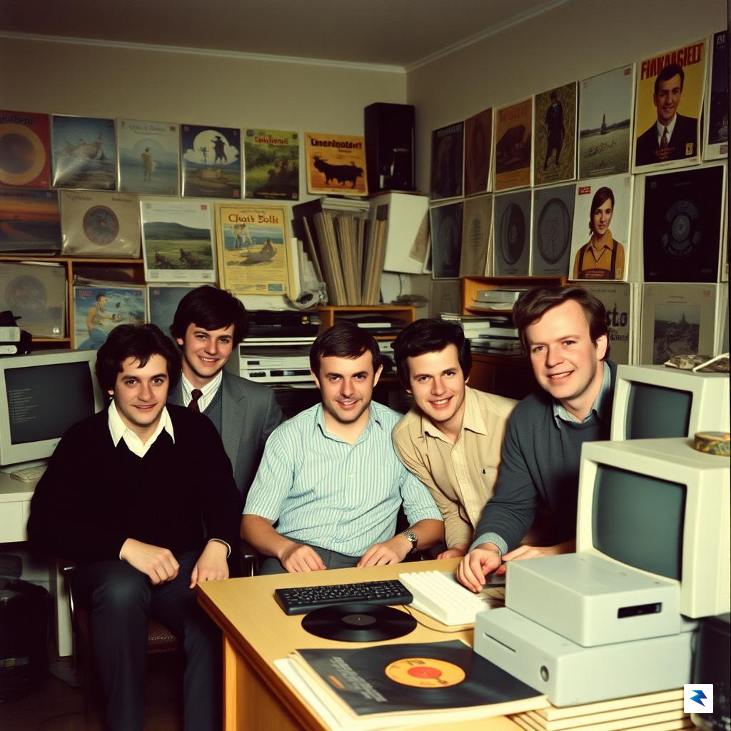 A vintage, atmospheric photograph of the five Guillemot brothers in&hellip;