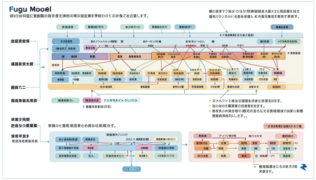 A detailed schematic diagram illustrating the Fugu model's architecture, highlighting&hellip;