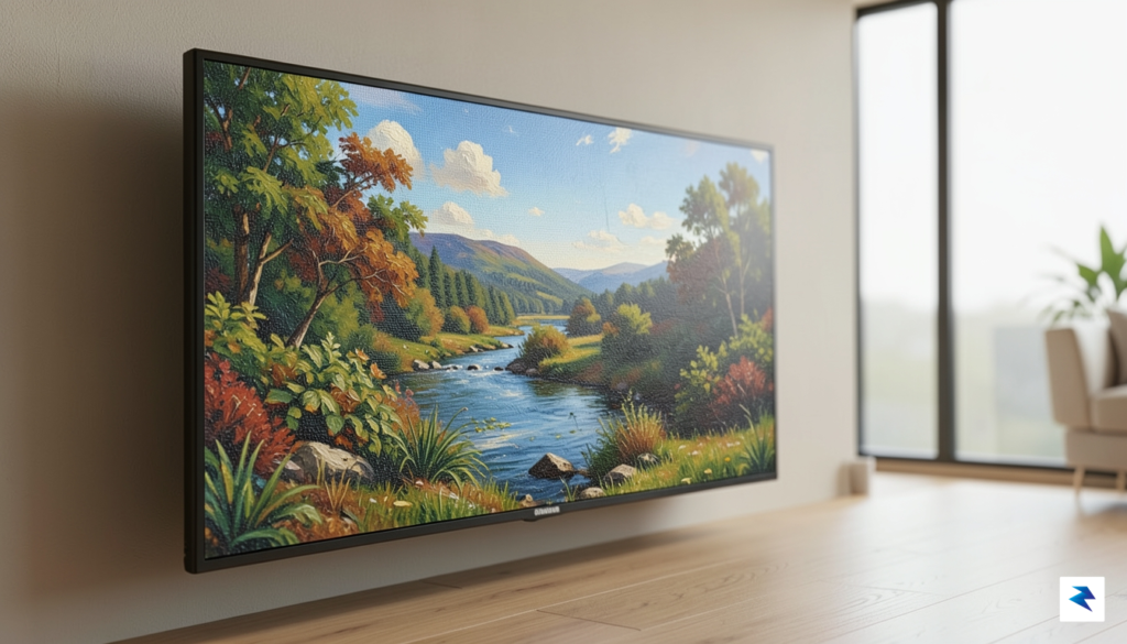 A close-up shot of a Samsung The Frame Pro 2026&hellip;