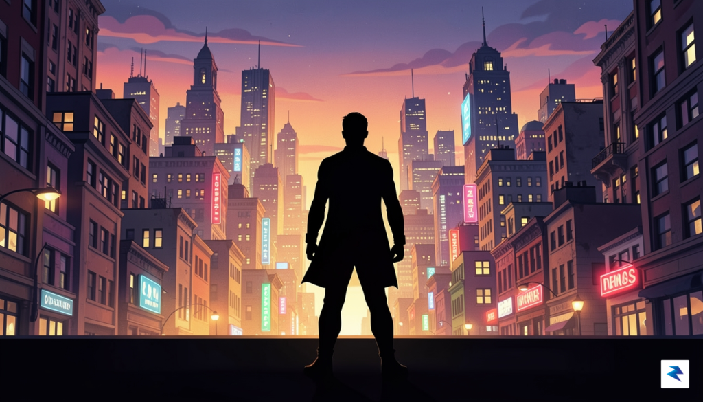 A conceptual digital artwork showing a solitary silhouette of a&hellip;