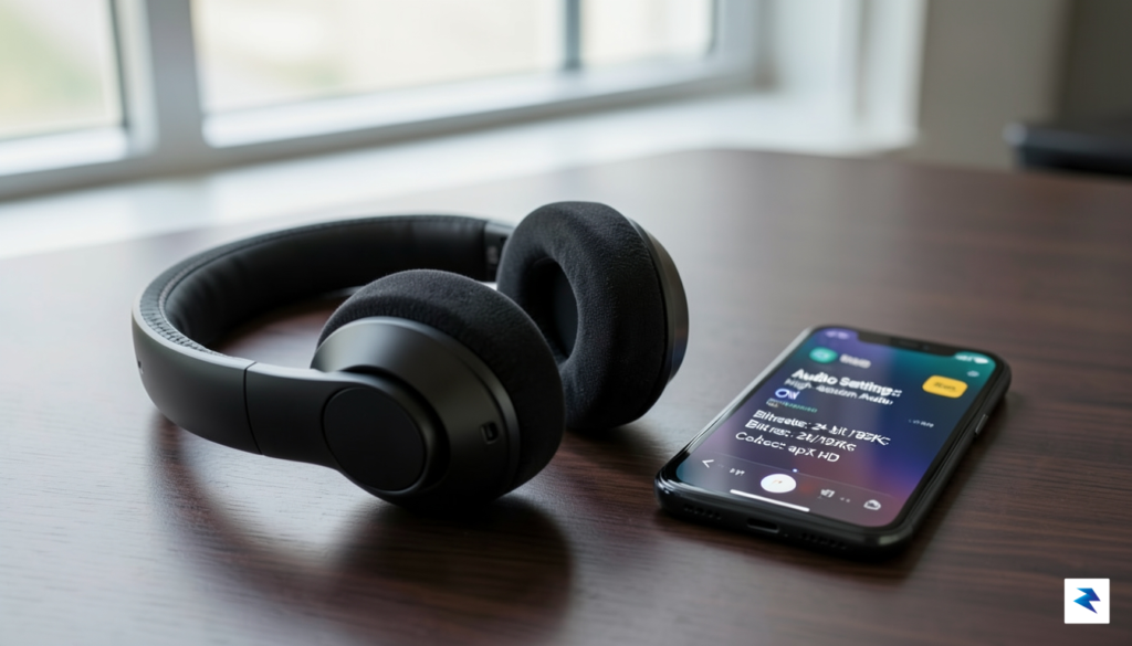A close-up, high-definition photograph of a pair of premium wireless&hellip;
