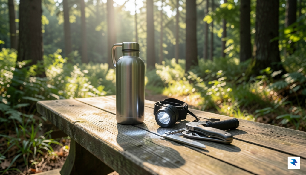 A rugged, high-performance camping setup featuring a durable insulated water&hellip;