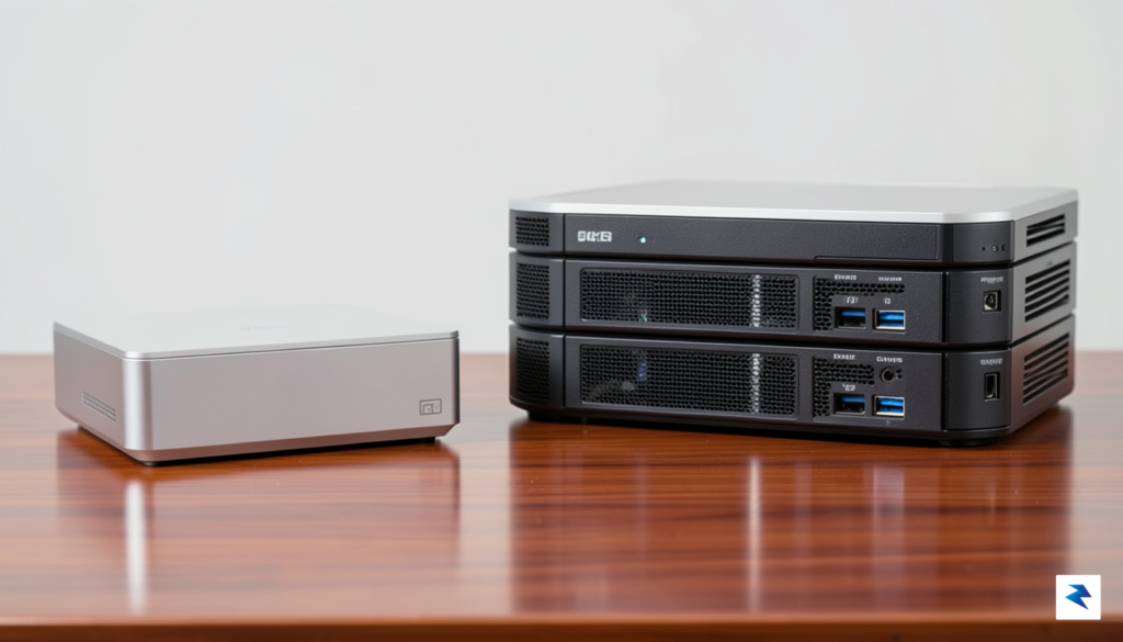 A clean, well-lit studio photograph showing the side-by-side comparison of…