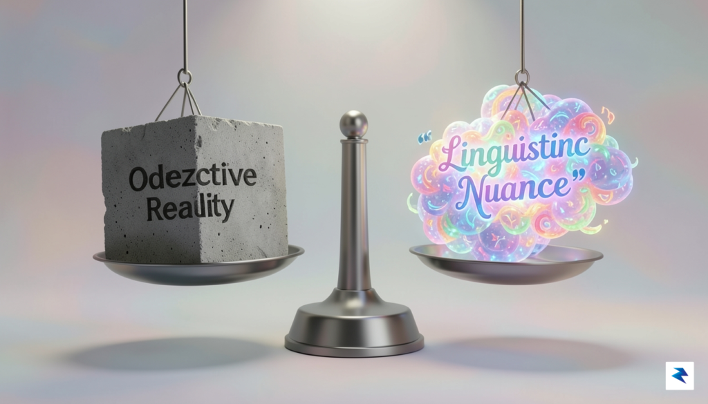 A conceptual illustration showing a digital scale balancing a heavy&hellip;