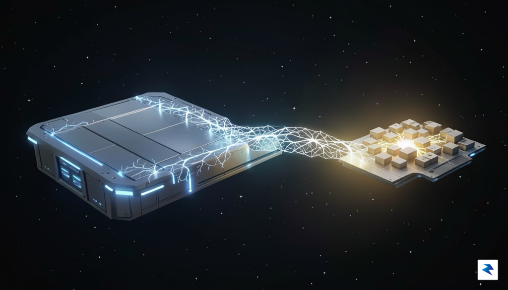 A digital visualization of a glowing neural network bridge connecting&hellip;