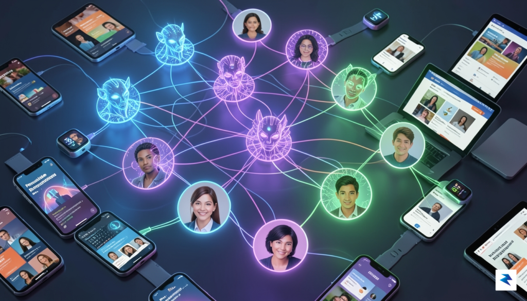 A conceptual image showing a network of diverse, glowing AI&hellip;