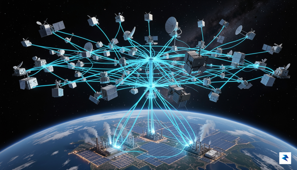 A wide-angle digital illustration showing a dense web of interconnected&hellip;