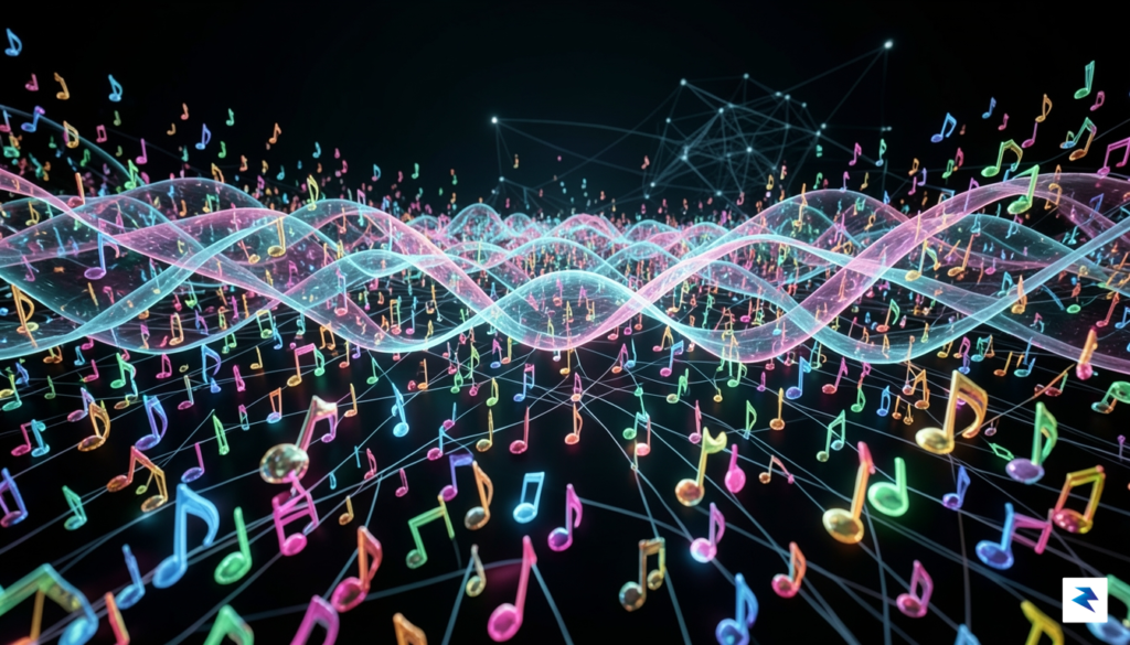 A conceptual digital visualization of a vast, glowing network of&hellip;