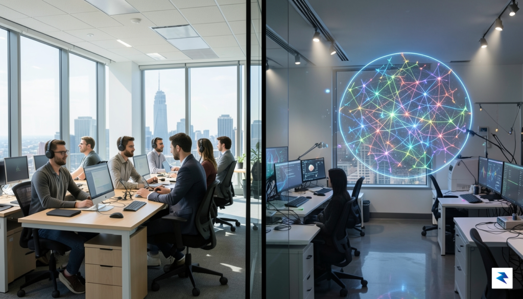 A modern, sleek office space in San Francisco with a&hellip;