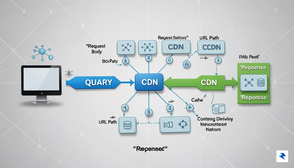 A conceptual diagram illustrating a client sending a QUERY request…